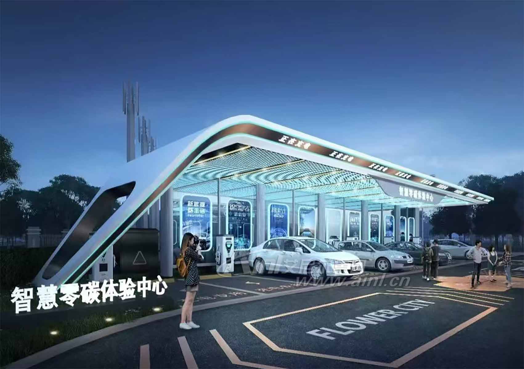 艾尼尔供应运河港光伏车棚安装成功广受好评被央视报道！